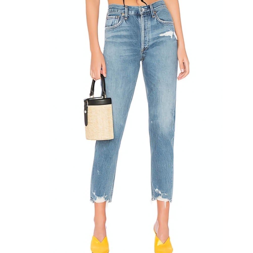 Agolde Jamie High Rise Classic Skinny Jeans in Grade Size 23